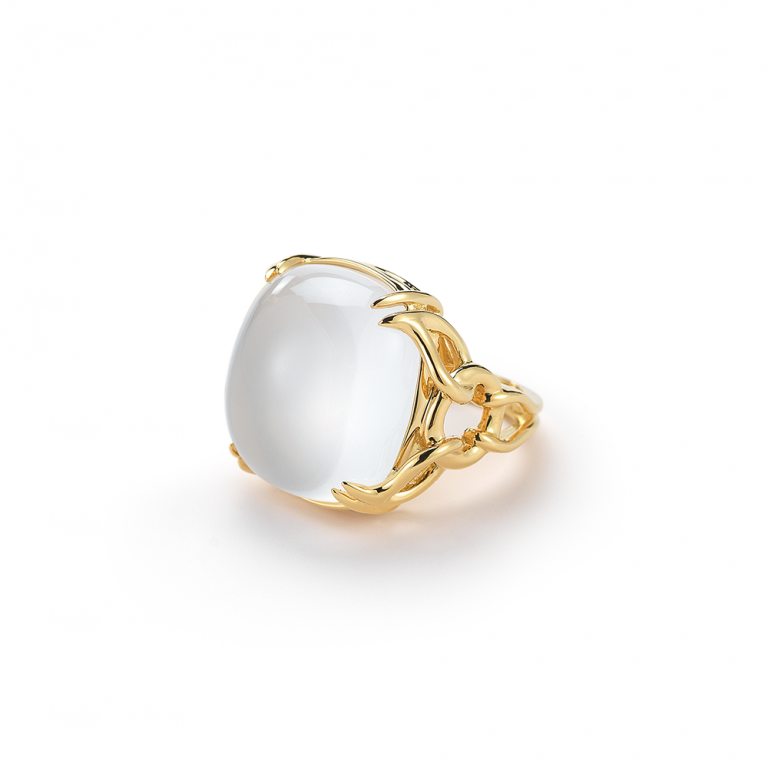 MB Essentials Oxford Ring in 14k Yellow Gold - Marcilla Bailey